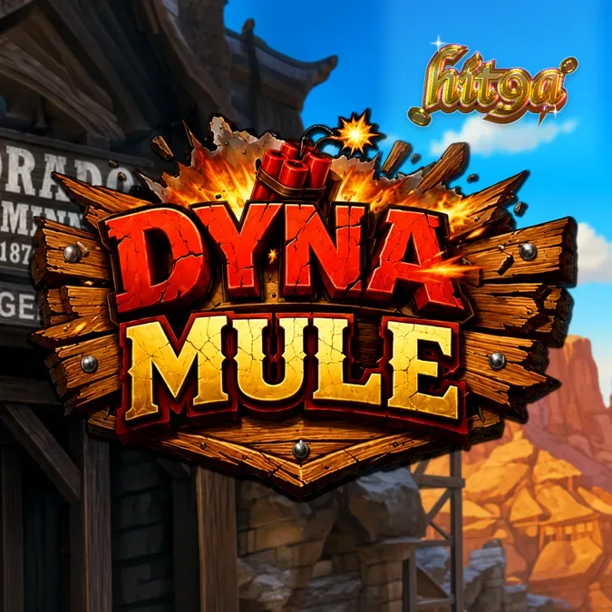 Tampilan visual slot Dyna Mule dengan tema pertambangan